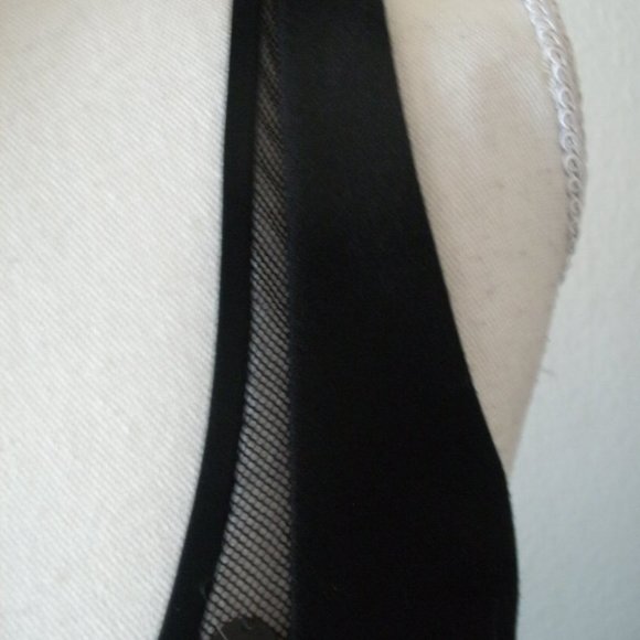 Rebecca Taylor Size 2 Beaded Black Mini Dress Zipper In Back U Shape Ne… - Picture 5 of 7